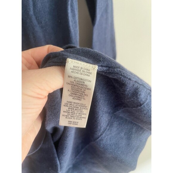 Navy Juicy Couture Button Up Cardigan Small - Picture 4 of 9